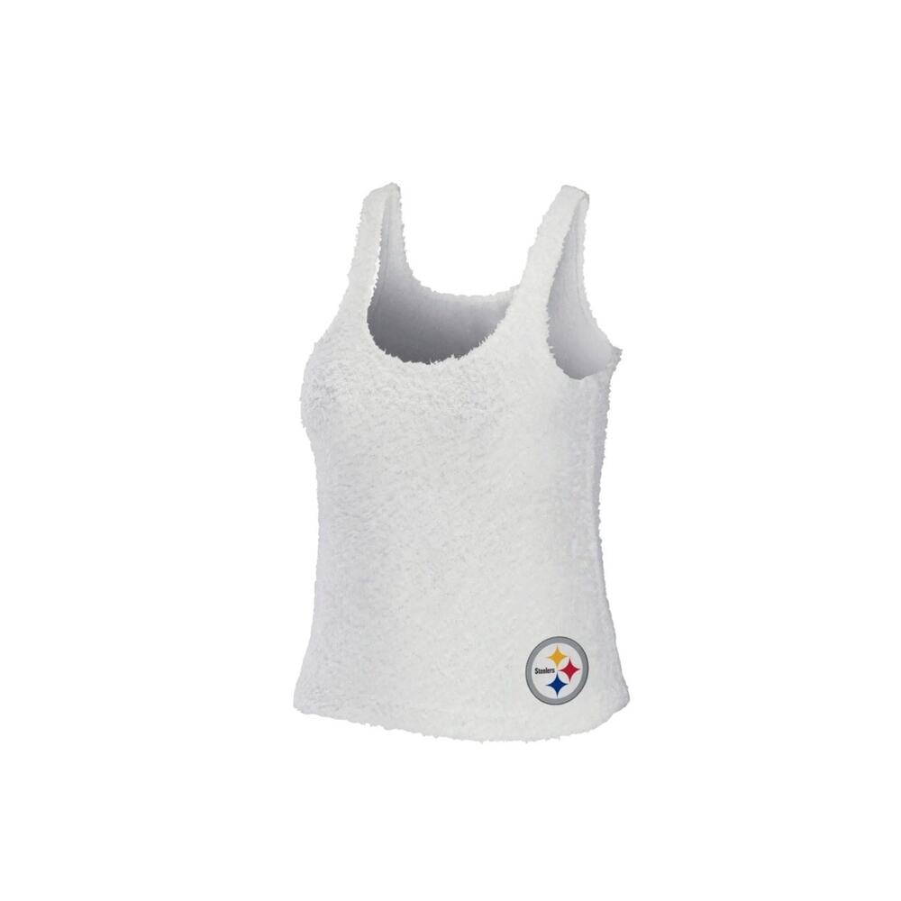 Wear by Erin Andrews Women's NFL Pittsburgh Steeler Tank Top & Pants Sleep Set M - Picture 2 of 16
